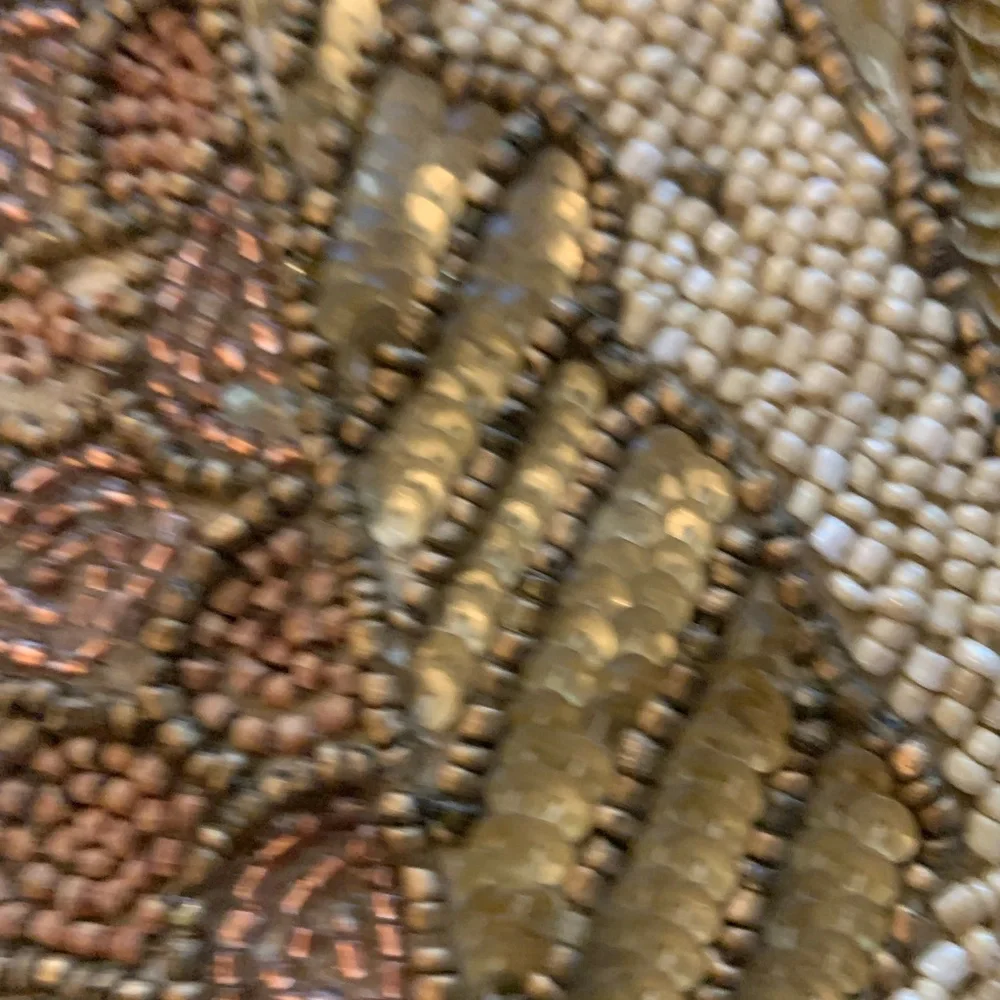 Table Runner Beaded Sequin Designer Kim Seybert Large 59”x24” Decor